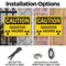 Signmission Radiation & Laser Sign, 7 in H x 10 in W, Plastic, Rectangle OS-2PACK-CS-P-710-L-19223 - alternate 8